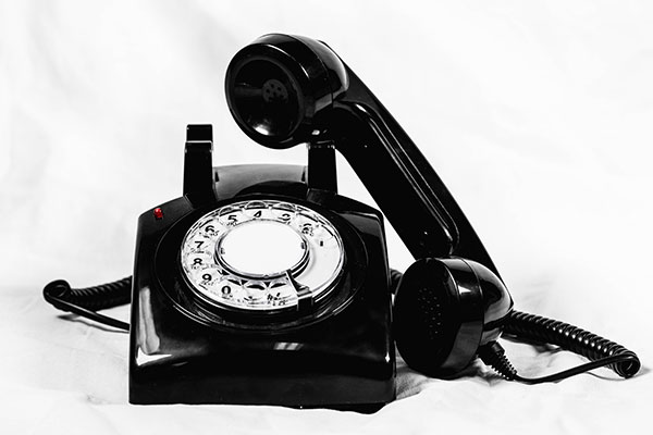 An image of Audly's Black phone style on a white background