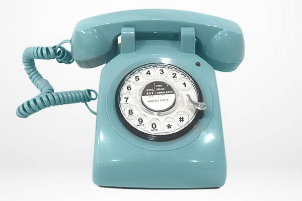 An image of Audly's Blue phone style on a white background