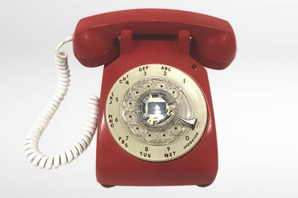 An image of Audly's Red phone style on a white background